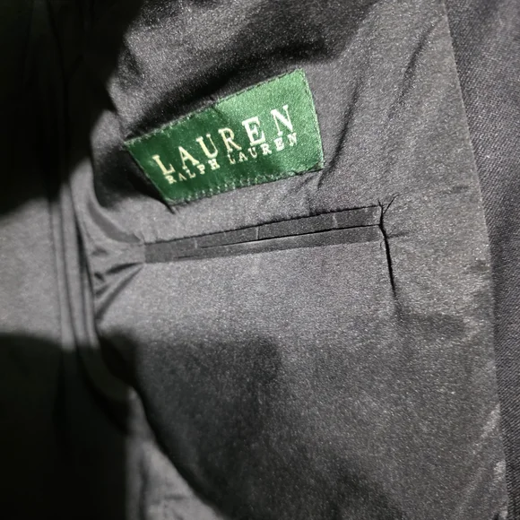 Lauren Ralph Lauren Men's Black Blazer 40L EUC - So NICE! - Picture 4 of 6
